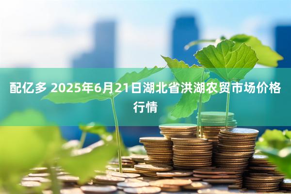 配亿多 2025年6月21日湖北省洪湖农贸市场价格行情