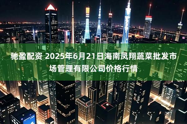 驰盈配资 2025年6月21日海南凤翔蔬菜批发市场管理有限公司价格行情